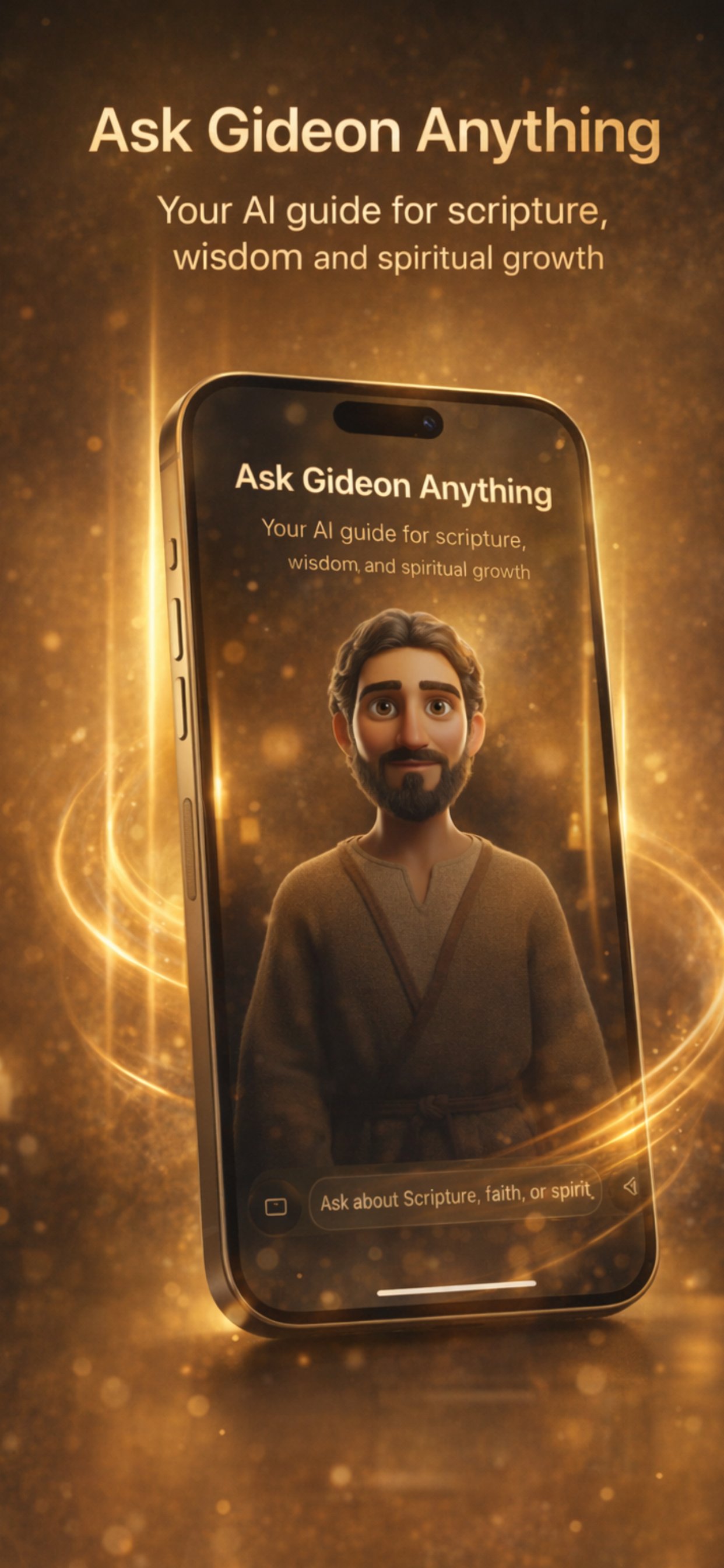 Ask Gideon Anything — your AI guide for scripture, wisdom and spiritual growth